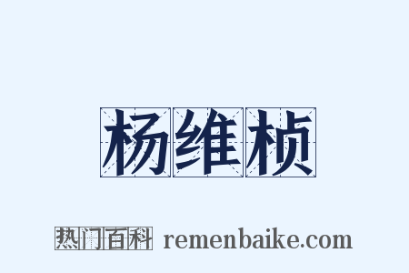 杨维桢是什么意思的图片